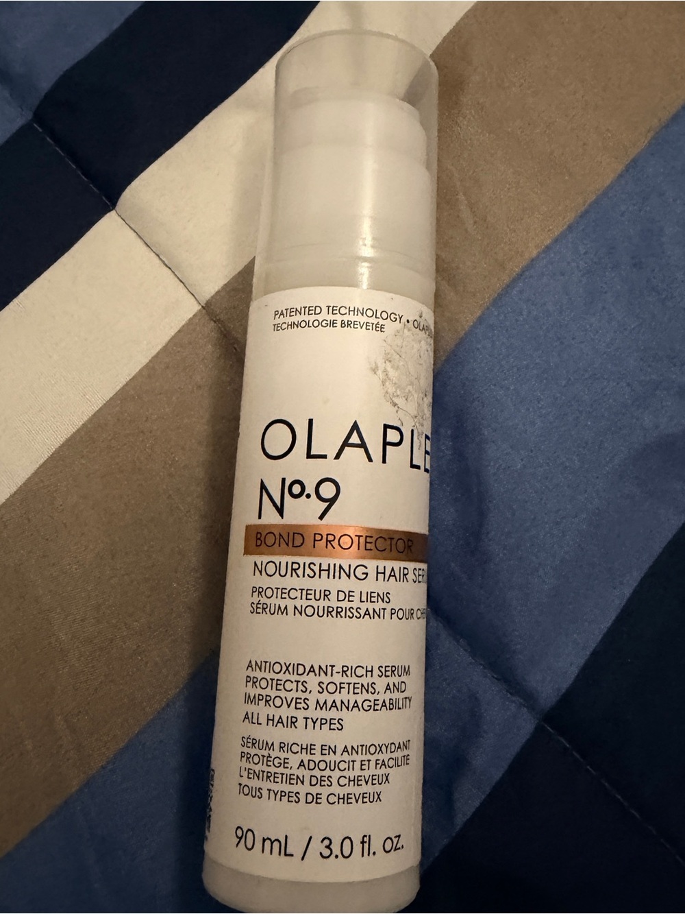 OLAPLEX No.9 Bond Protector Nourishing Hair Serum - White with Gold Accent